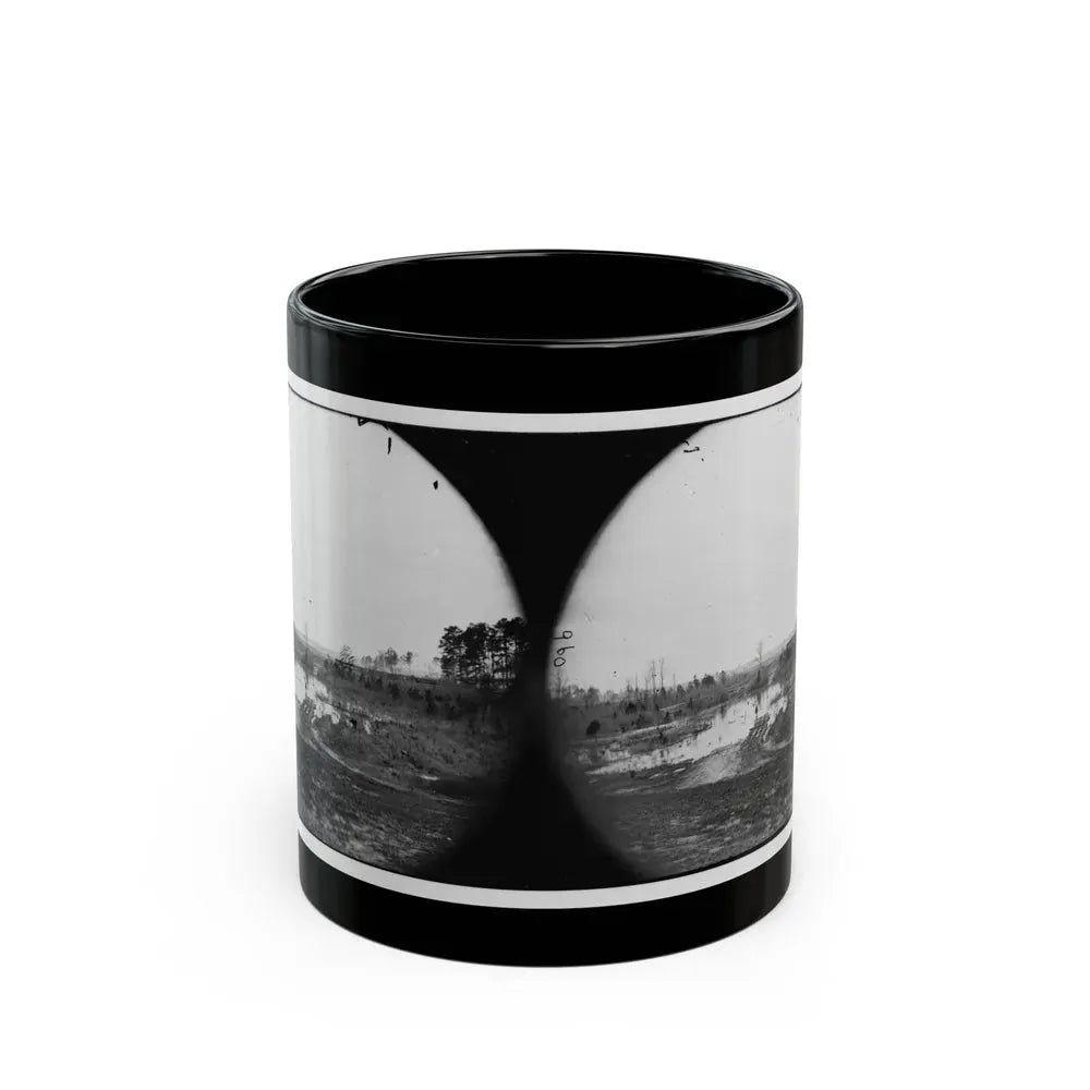James River, Va. Point Where Army Of The Potomac Crossed In June 1864 (Wyanoke Wharf ) (U.S. Civil War) Black Coffee Mug 11oz - Go Mug Yourself