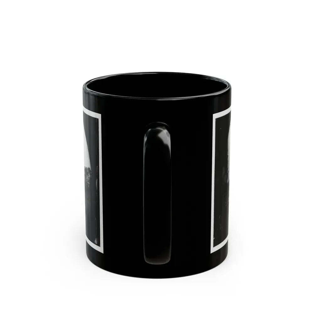 James River, Va. Point Where Army Of The Potomac Crossed In June 1864 (Wyanoke Wharf ) (U.S. Civil War) Black Coffee Mug - Go Mug Yourself