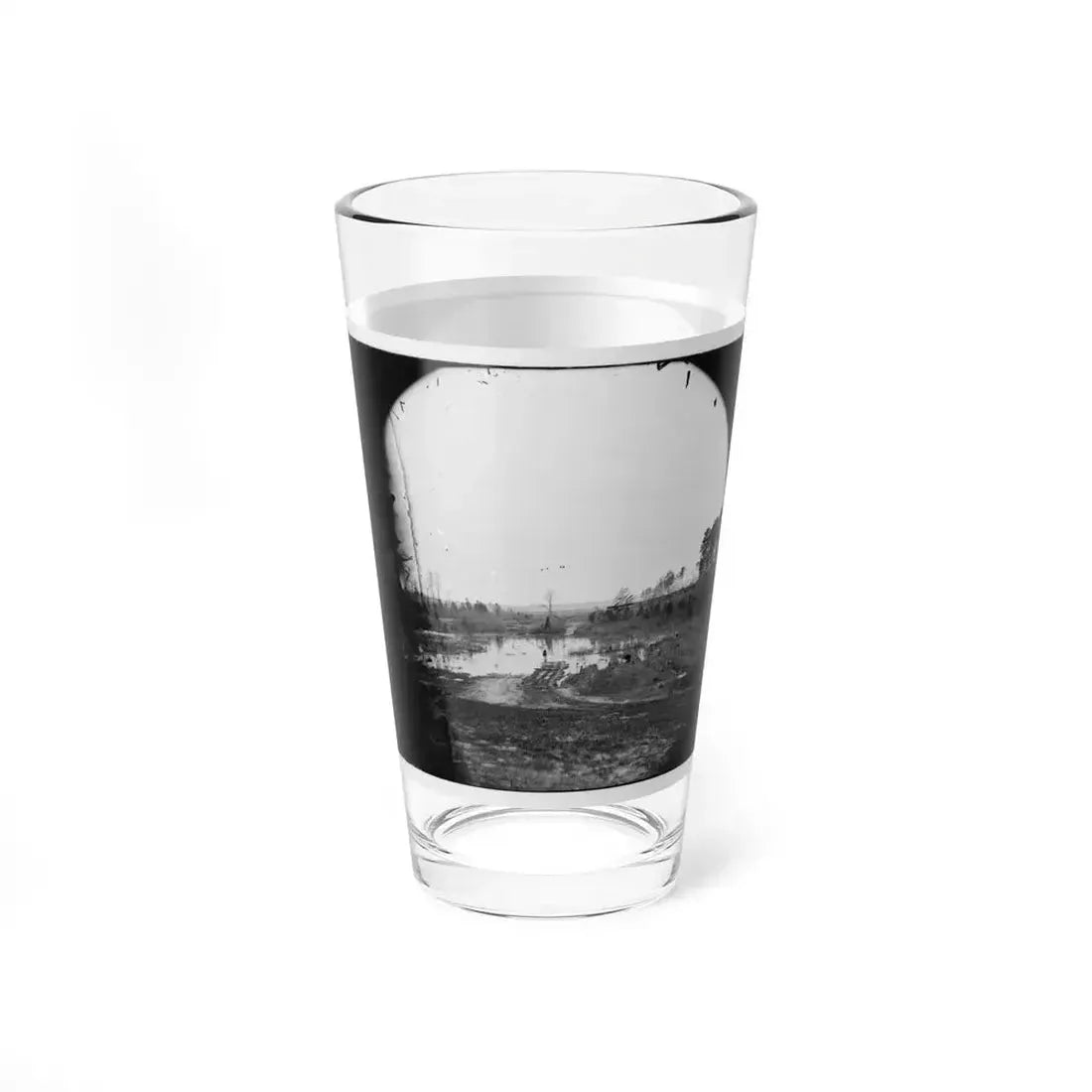James River, Va. Point Where Army Of The Potomac Crossed In June 1864 (Wyanoke Wharf ) (U.S. Civil War) Pint Glass 16oz - Go Mug Yourself