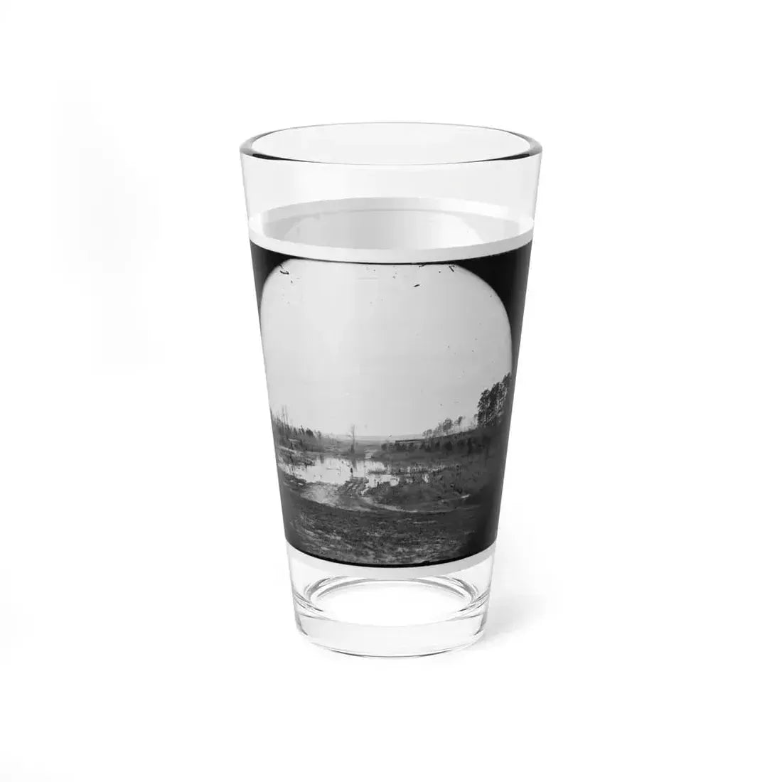 James River, Va. Point Where Army Of The Potomac Crossed In June 1864 (Wyanoke Wharf ) (U.S. Civil War) Pint Glass 16oz - Go Mug Yourself