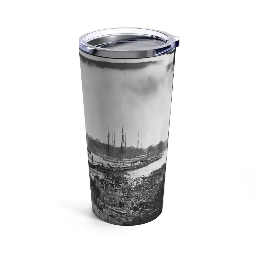James River, Va. Pontoon Bridge (U.S. Civil War) Tumbler 20oz - Go Mug Yourself