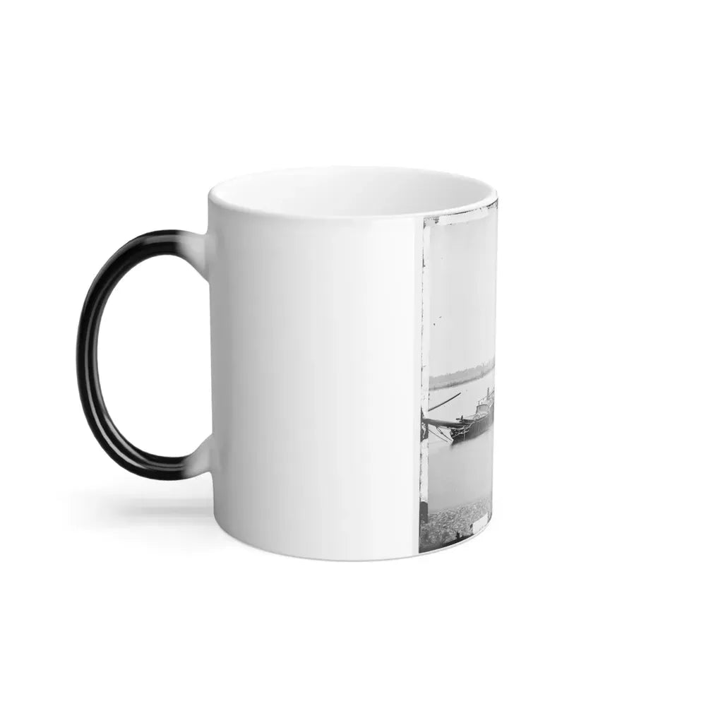 James River, Va. Schooners Sunk to Obstruct Passage (U.S. Civil War) Color Changing Coffee Mug 11oz - Go Mug Yourself
