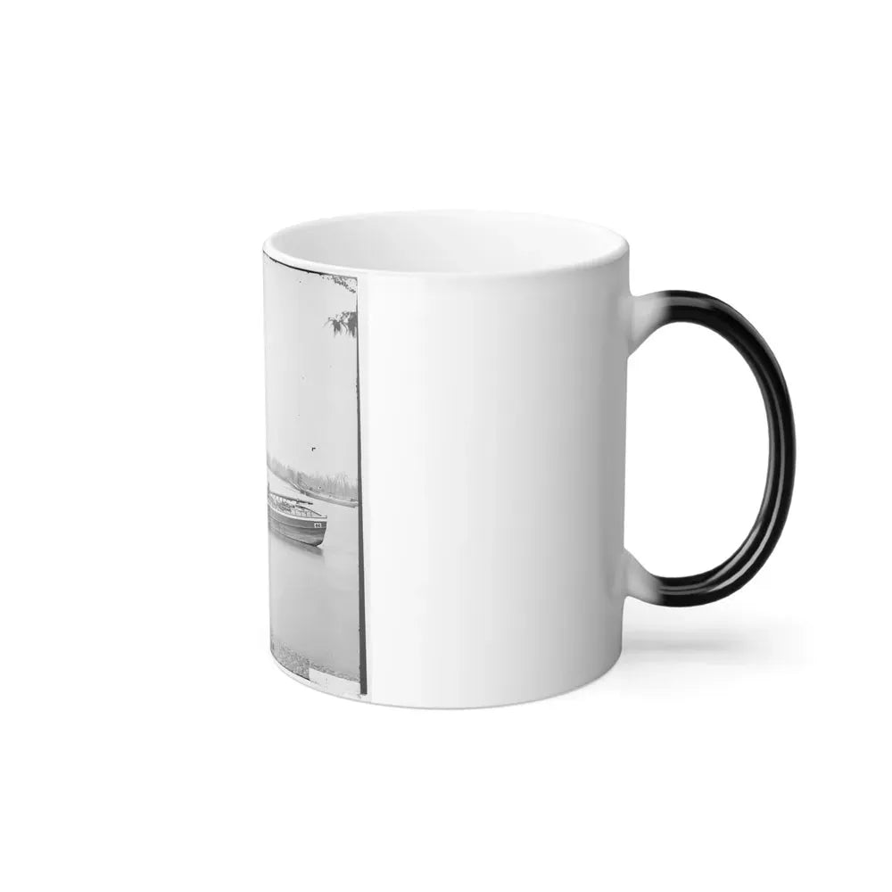 James River, Va. Schooners Sunk to Obstruct Passage (U.S. Civil War) Color Changing Coffee Mug 11oz - Go Mug Yourself