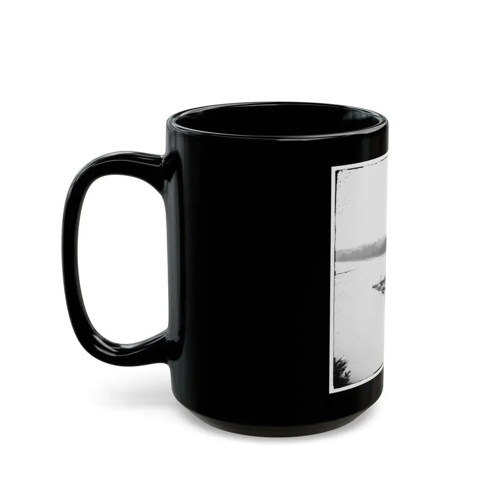 James River, Va. U.S.S. Casco, Light-Draft Monitor (U.S. Civil War) Black Coffee Mug - Go Mug Yourself