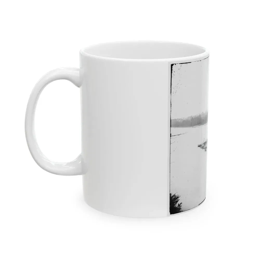 James River, Va. U.S.S. Casco, Light-Draft Monitor (U.S. Civil War) White Coffee Mug - Go Mug Yourself