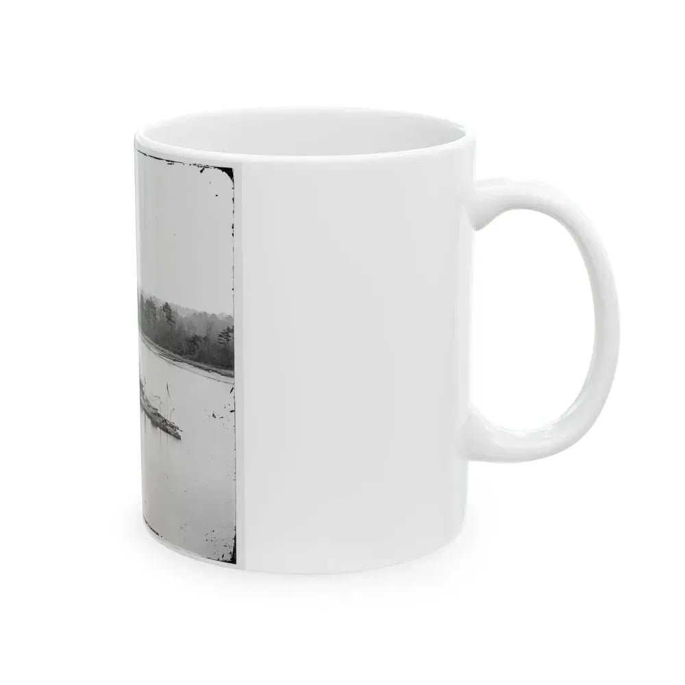 James River, Va. U.S.S. Casco, Light-Draft Monitor (U.S. Civil War) White Coffee Mug - Go Mug Yourself