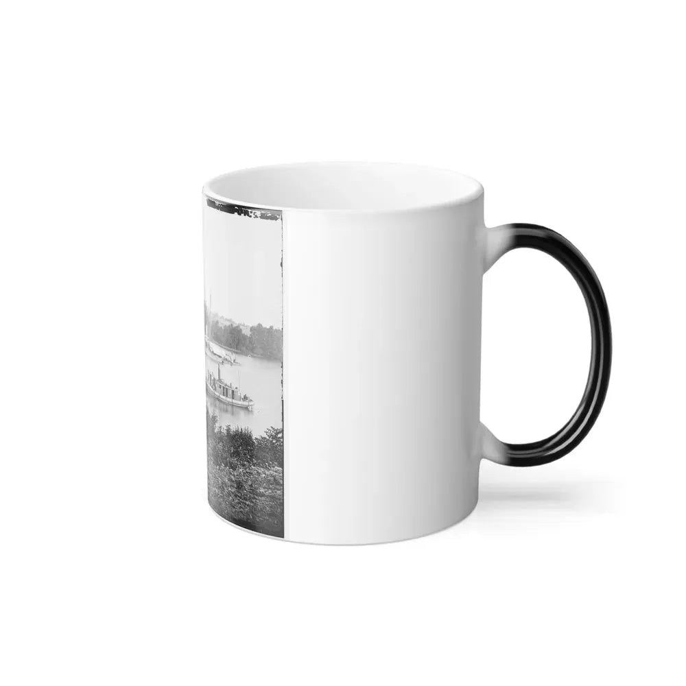 James River, Va. U.S.S. Monitor Canonicus Taking on Coal From a Schooner (U.S. Civil War) Color Changing Coffee Mug 11oz - Go Mug Yourself