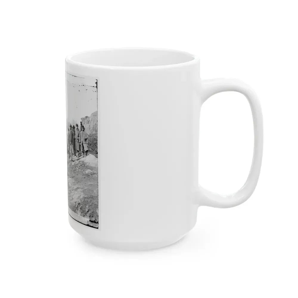 James River, Va. View Of The Completed Dutch Gap Canal (U.S. Civil War) White Coffee Mug - Go Mug Yourself