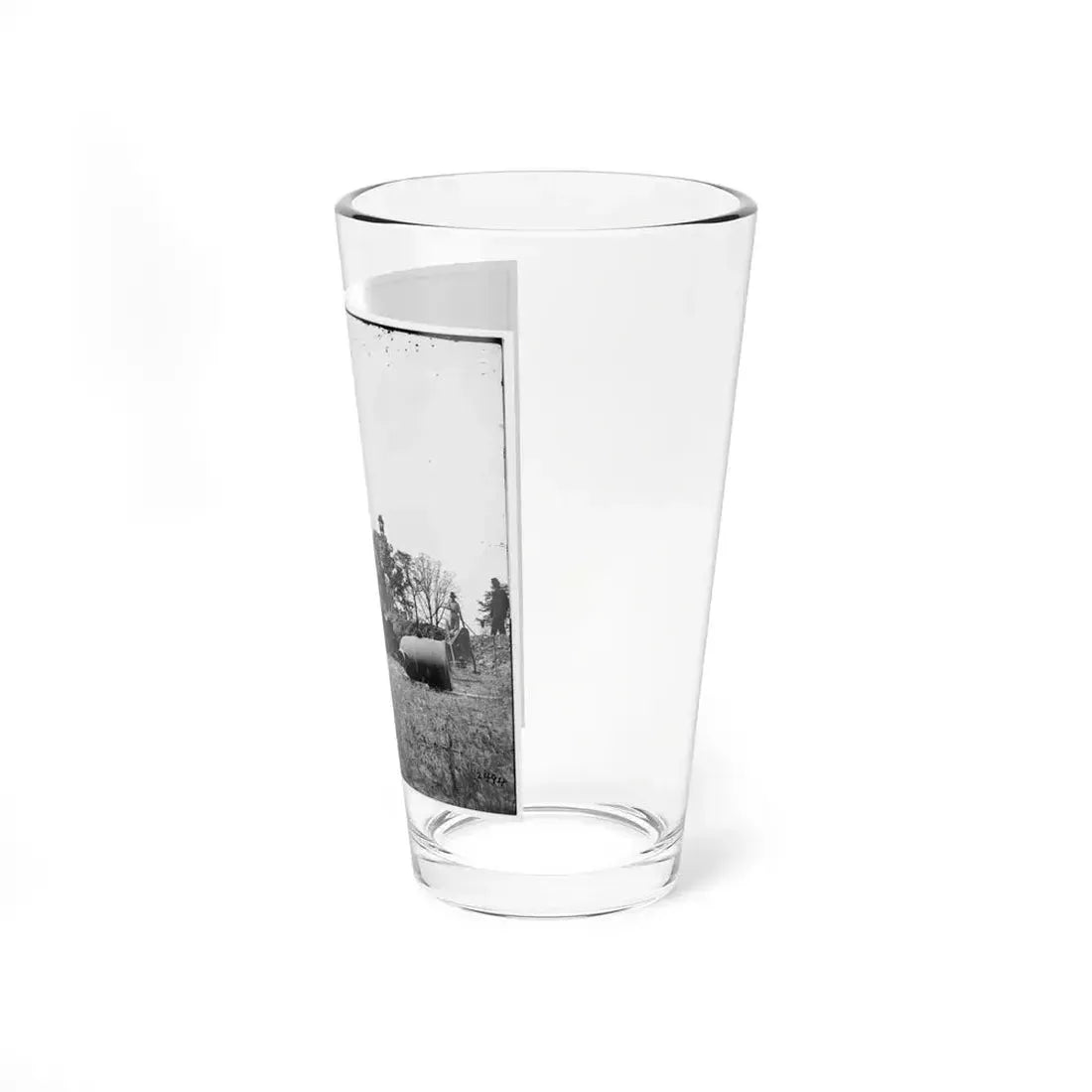 James River, Va. Work Party And Mortars At Butler's Crow's Nest (U.S. Civil War) Pint Glass 16oz - Go Mug Yourself