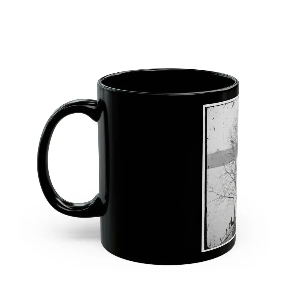 James River, Virginia. U.S. Gunboat Massasoit (U.S. Civil War) Black Coffee Mug - Go Mug Yourself