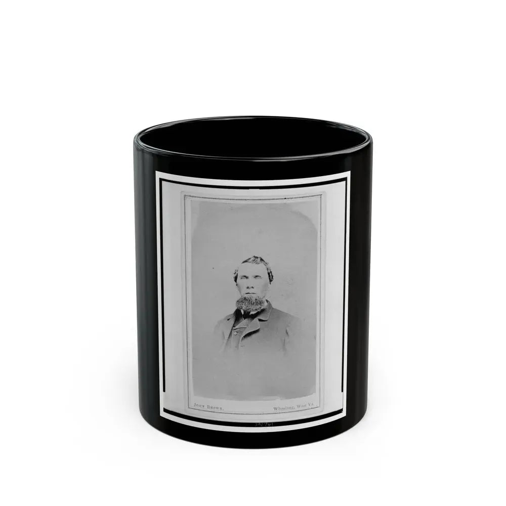 James S. Cassady, Captain, 7th West Virginia Cavalry, Head-And-Shoulders Portrait, Facing Front (U.S. Civil War) Black Coffee Mug 11oz - Go Mug Yourself