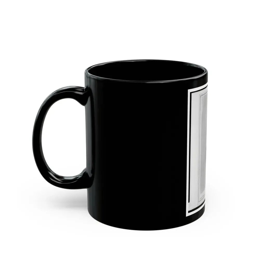 James S. Cassady, Captain, 7th West Virginia Cavalry, Head-And-Shoulders Portrait, Facing Front (U.S. Civil War) Black Coffee Mug - Go Mug Yourself