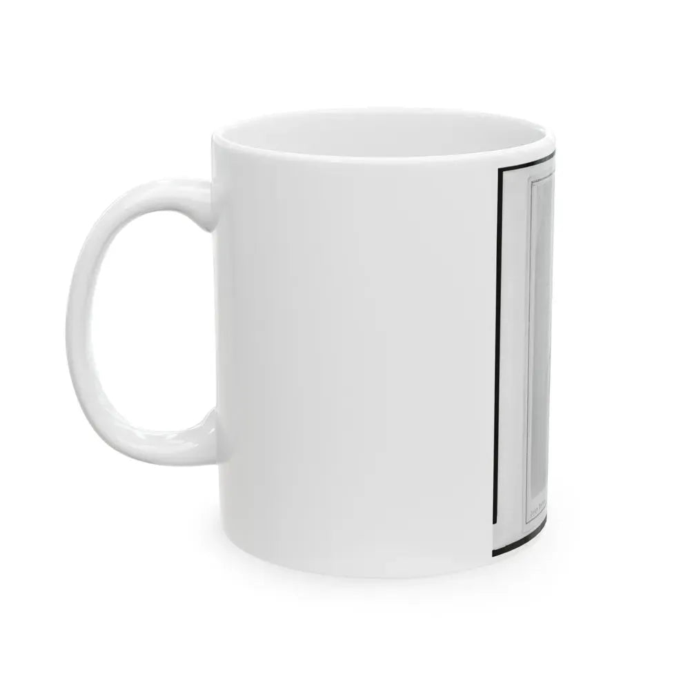 James S. Cassady, Captain, 7th West Virginia Cavalry, Head-And-Shoulders Portrait, Facing Front (U.S. Civil War) White Coffee Mug - Go Mug Yourself