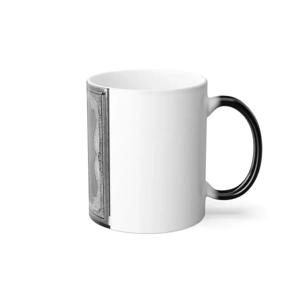 James S. Dodd, Pvt., Co. C, 4Th South Carolina Cavalry, Half-Length Portrait, Seated Holding Saber, Facing Front (U.S. Civil War) Color Changing Coffee Mug 11oz - Go Mug Yourself