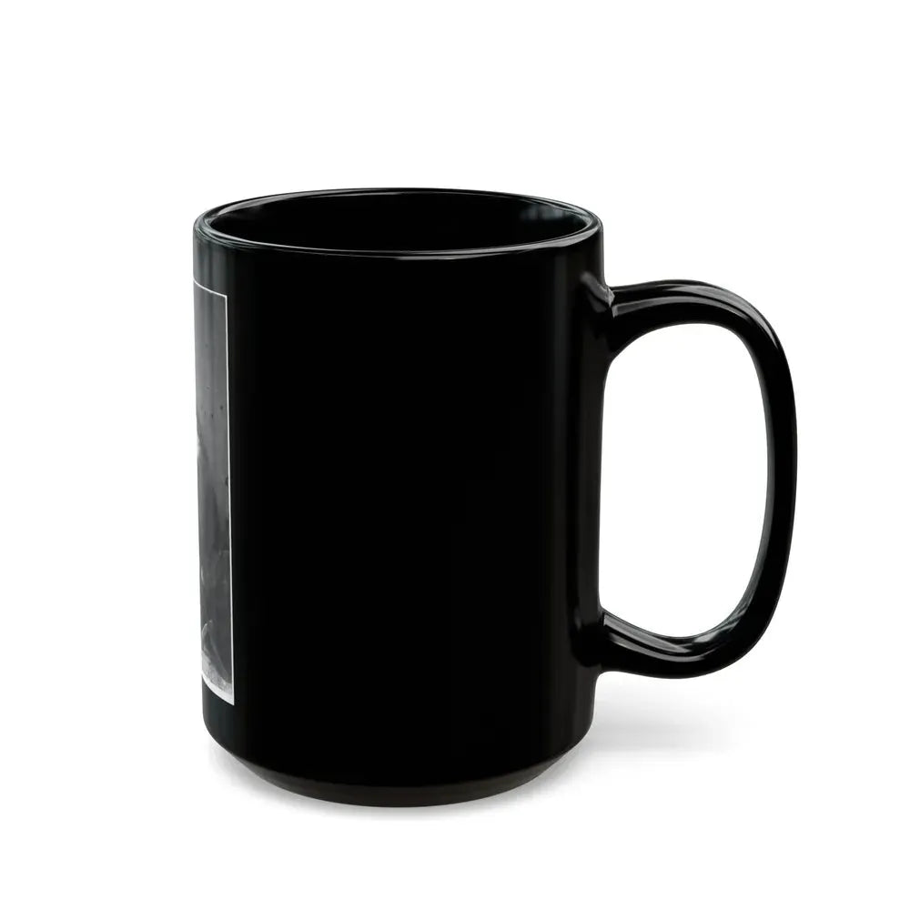 James Walker And Theodore Davis, Civil War Artists, Full-Length Portrait, Seated On Camp Stools, Facing Each Other (U.S. Civil War) Black Coffee Mug - Go Mug Yourself