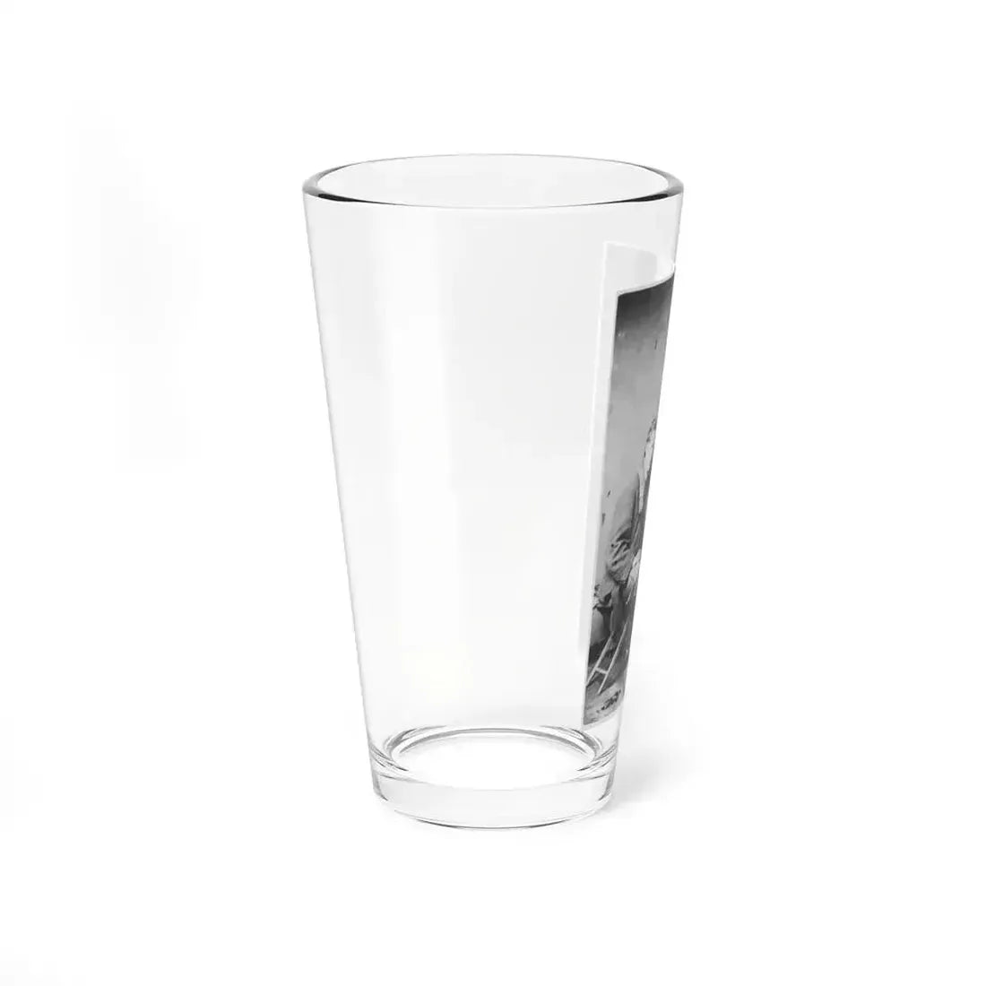 James Walker And Theodore Davis, Civil War Artists, Full-Length Portrait, Seated On Camp Stools, Facing Each Other (U.S. Civil War) Pint Glass 16oz - Go Mug Yourself