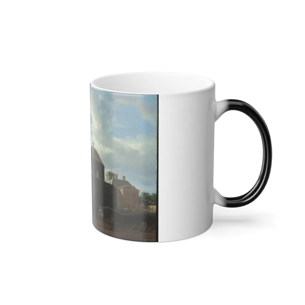 Jan van der Heyden (1637-1712) The Huis ten Bosch at The Hague and Its Formal Garden (View from the East-0 - Color Changing Mug 11oz - Go Mug Yourself
