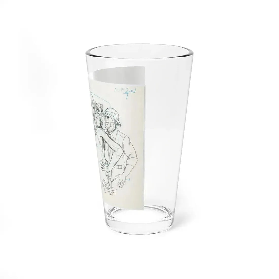 Jana of the Jungle Layout Drawings 1 (Hanna-Barbera, 1978) - Pint Glass 16oz - Go Mug Yourself