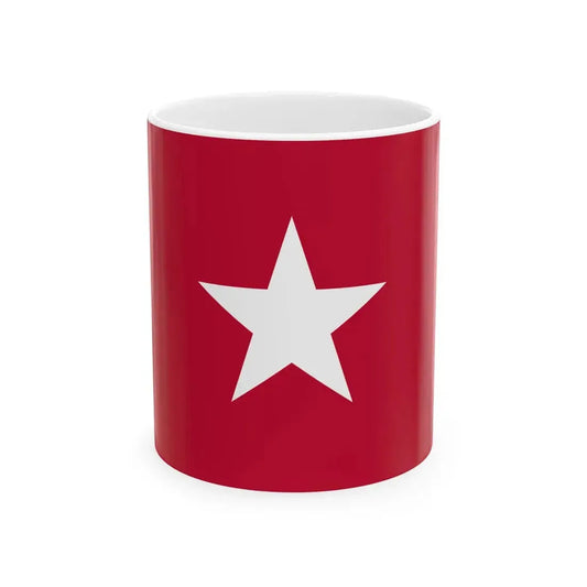 Jane Long Flag (United States) White Coffee Mug 11oz - Go Mug Yourself