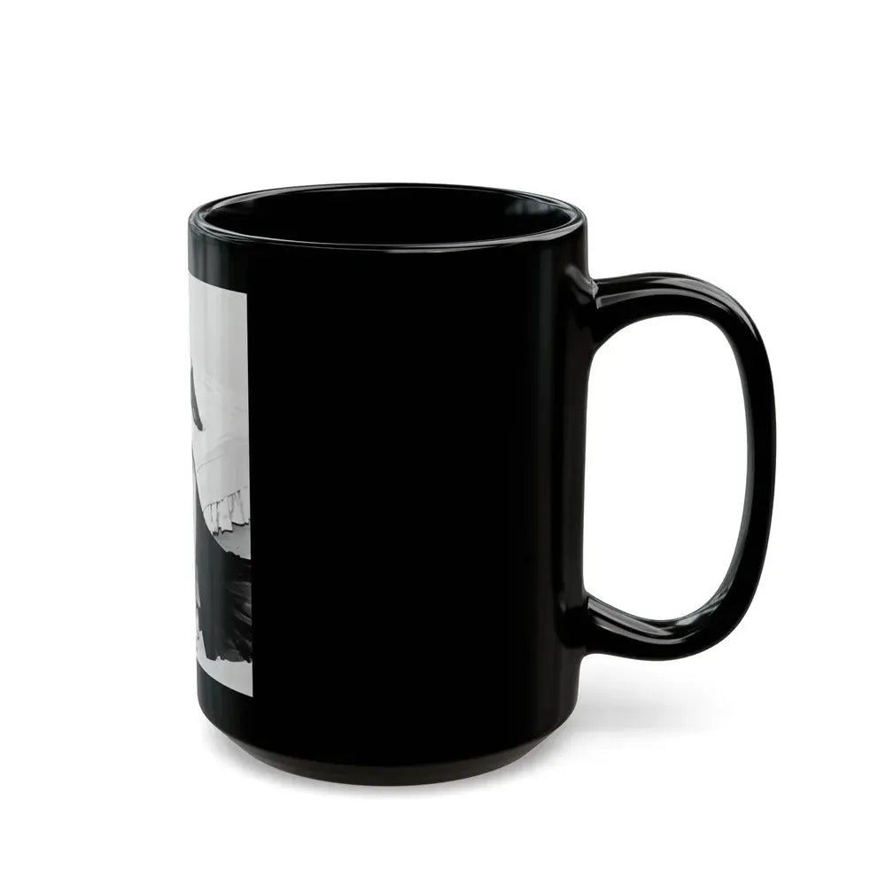 Jane Russell #06 (Vintage Female Icon) Black Coffee Mug - Go Mug Yourself