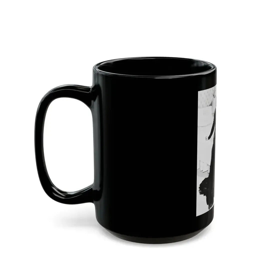 Jane Russell #06 (Vintage Female Icon) Black Coffee Mug - Go Mug Yourself