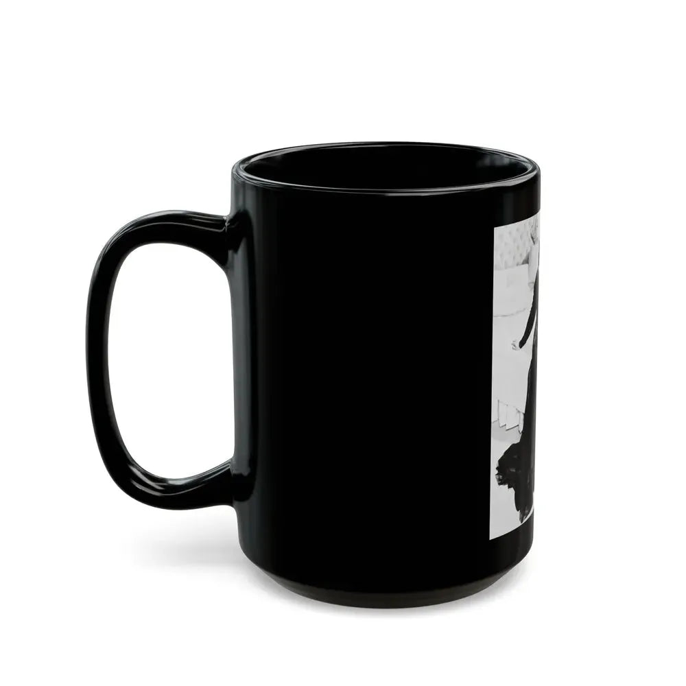 Jane Russell #06 (Vintage Female Icon) Black Coffee Mug - Go Mug Yourself