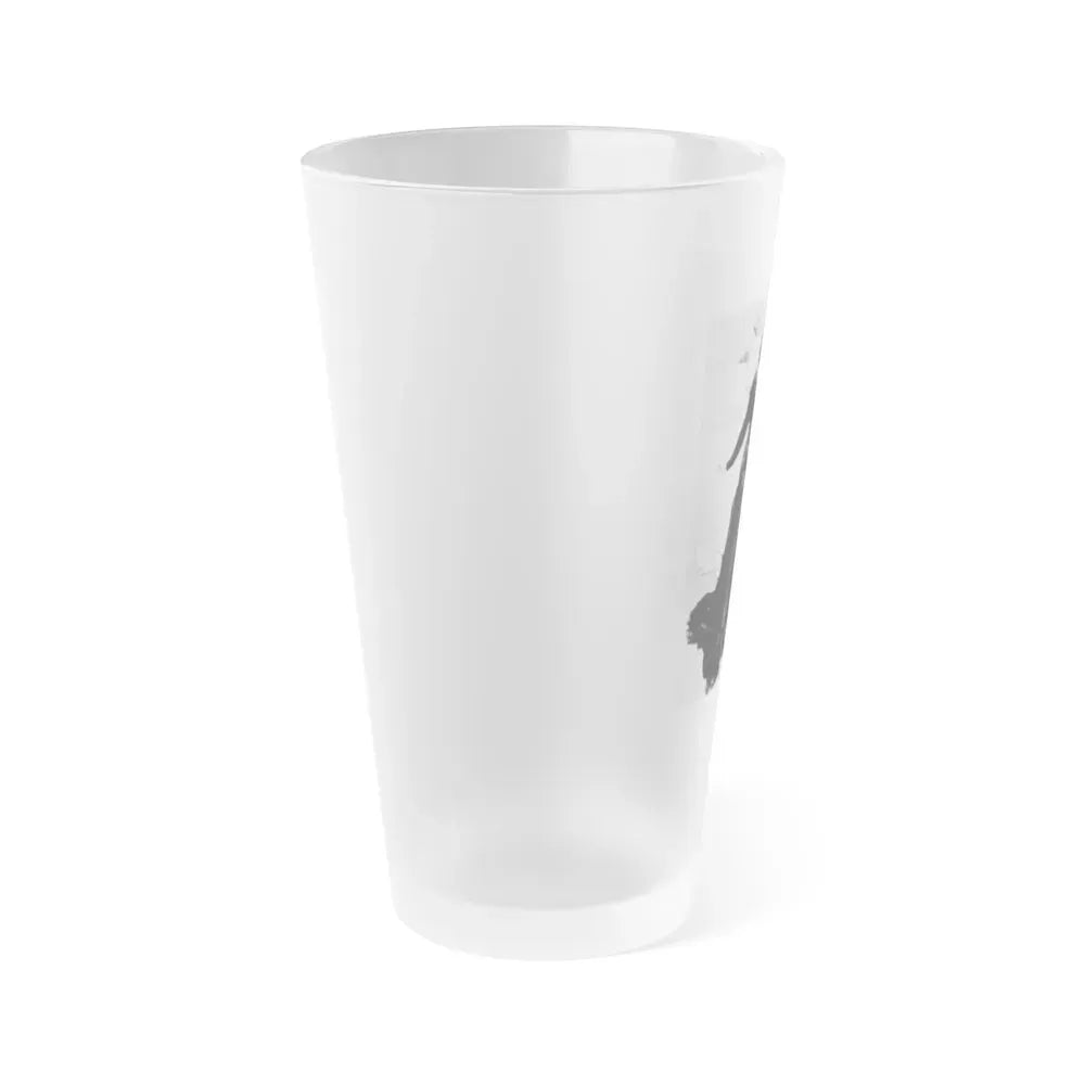 Jane Russell #06 (Vintage Female Icon) Frosted Pint Glass 16oz - Go Mug Yourself