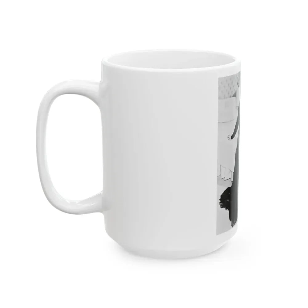 Jane Russell #06 (Vintage Female Icon) White Coffee Mug - Go Mug Yourself