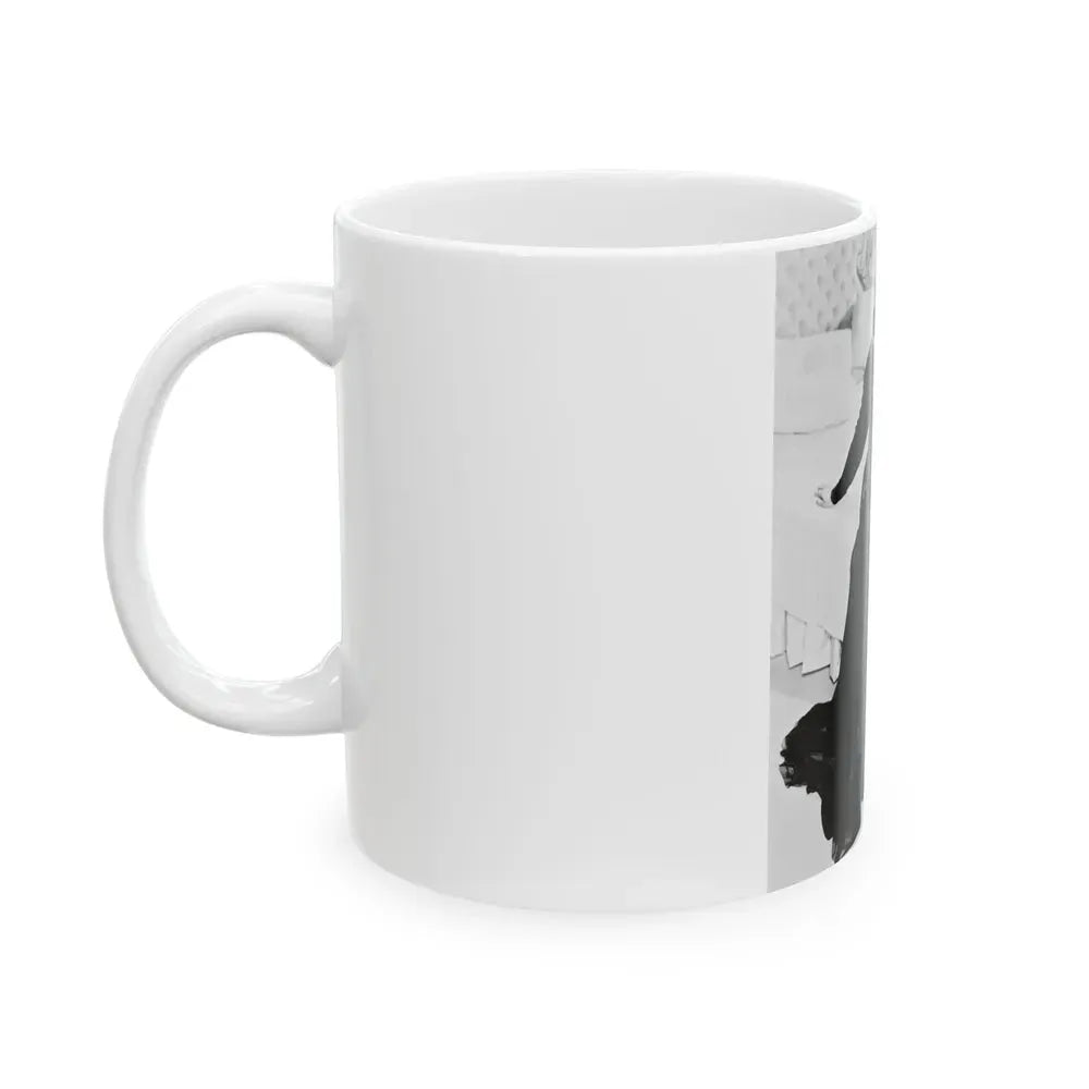 Jane Russell #06 (Vintage Female Icon) White Coffee Mug - Go Mug Yourself