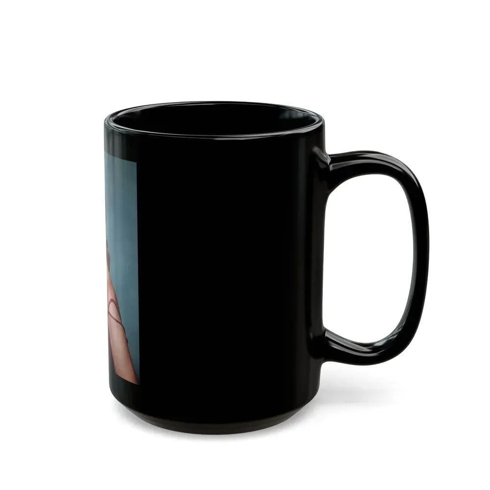 Jane Russell #11 (Vintage Female Icon) Black Coffee Mug - Go Mug Yourself