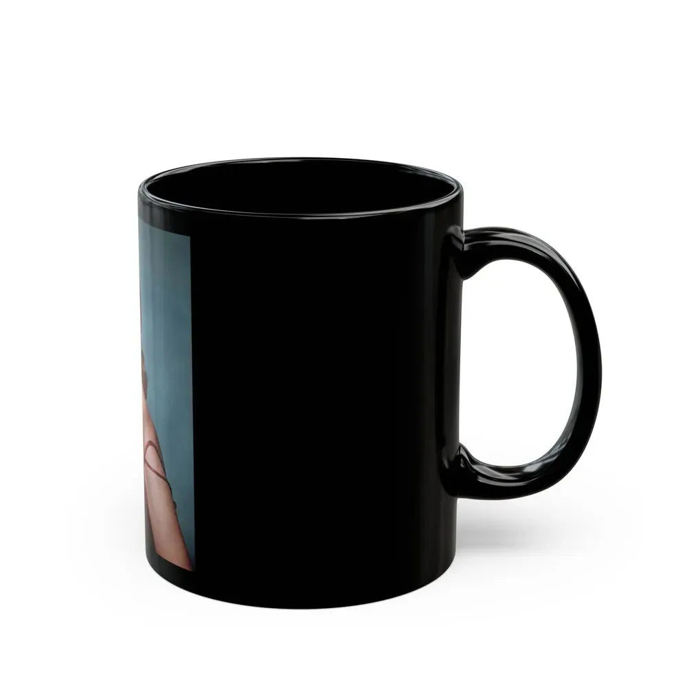 Jane Russell #11 (Vintage Female Icon) Black Coffee Mug - Go Mug Yourself