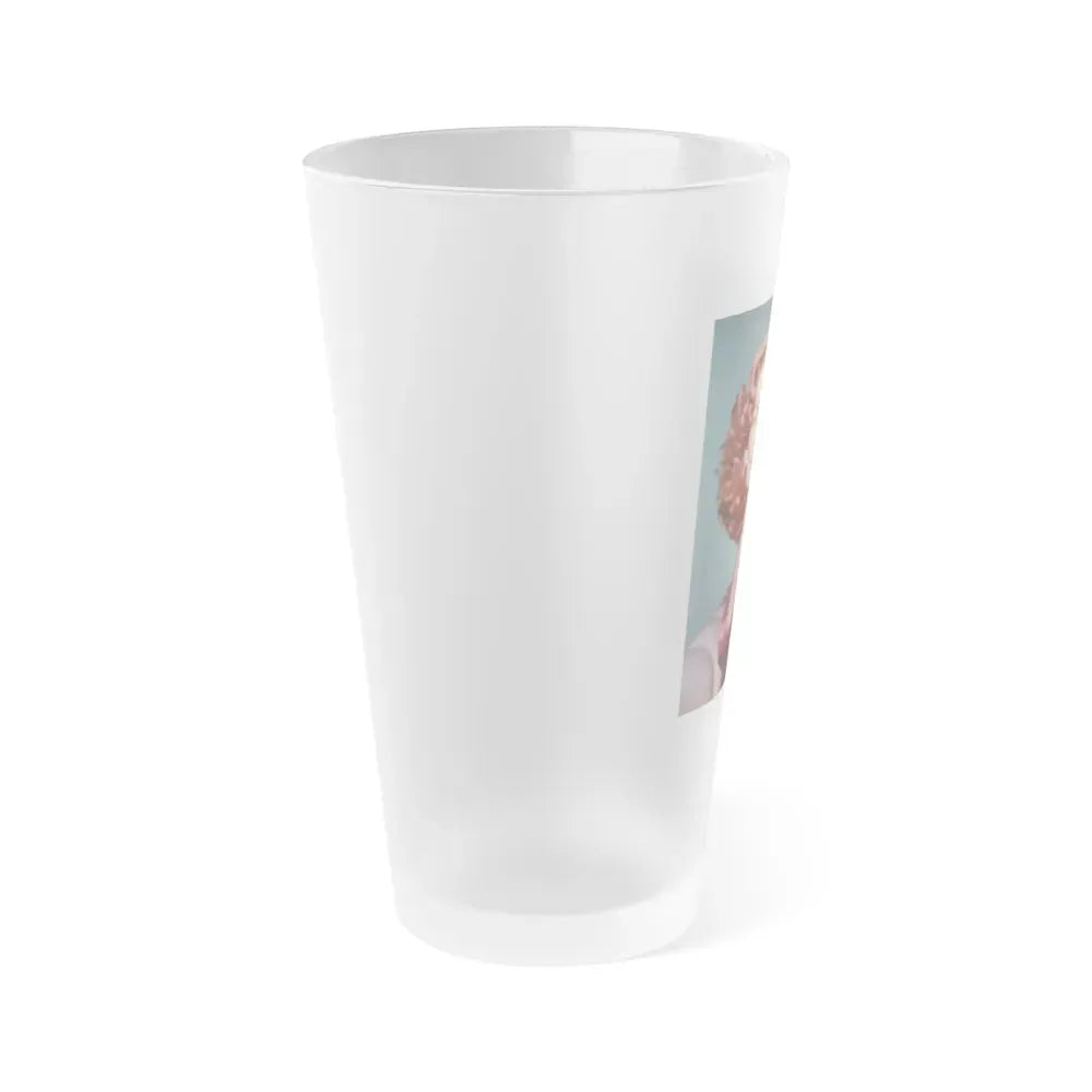 Jane Russell #11 (Vintage Female Icon) Frosted Pint Glass 16oz - Go Mug Yourself