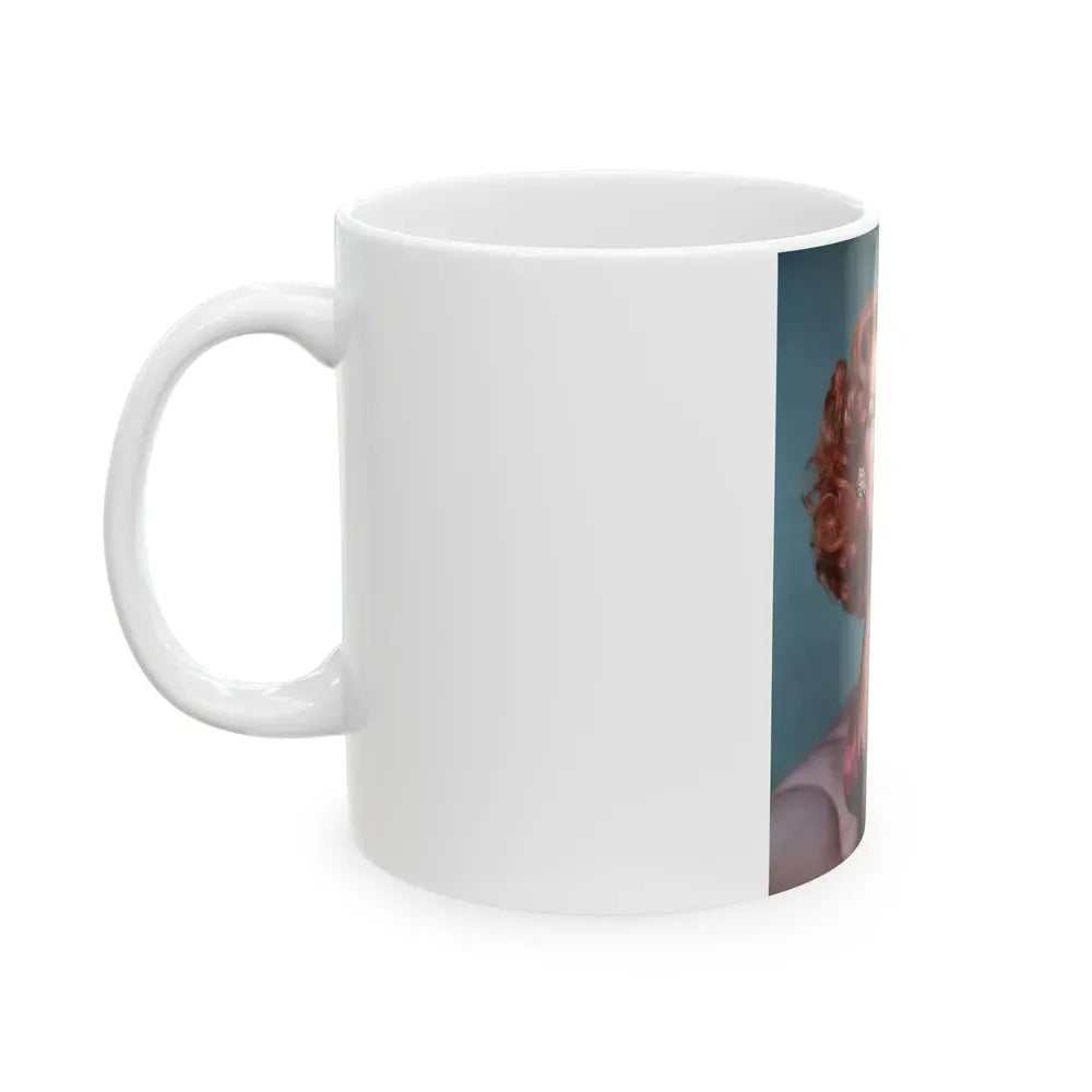 Jane Russell #11 (Vintage Female Icon) White Coffee Mug - Go Mug Yourself