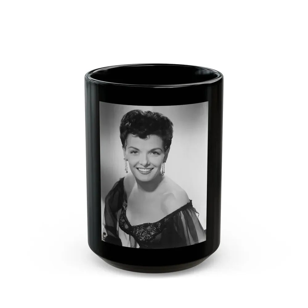 Jane Russell #110 (Vintage Female Icon) Black Coffee Mug 15oz - Go Mug Yourself