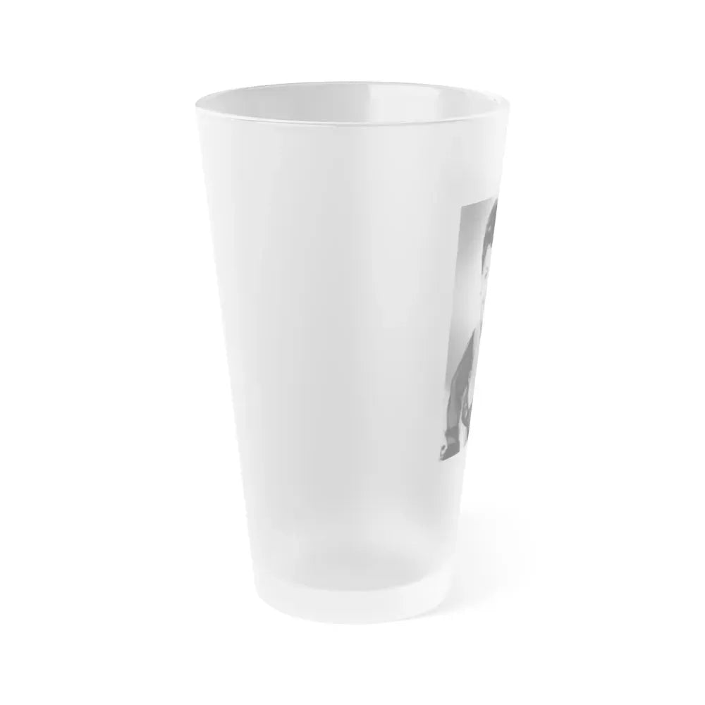 Jane Russell #110 (Vintage Female Icon) Frosted Pint Glass 16oz - Go Mug Yourself