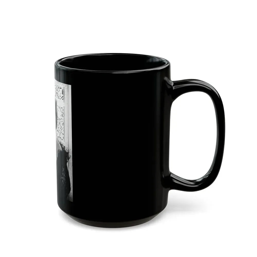 Jane Russell #111 (Vintage Female Icon) Black Coffee Mug - Go Mug Yourself
