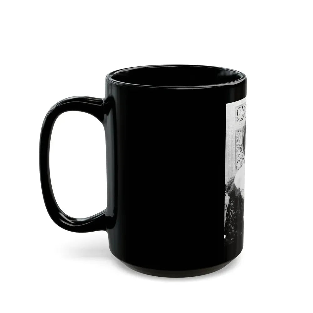 Jane Russell #111 (Vintage Female Icon) Black Coffee Mug - Go Mug Yourself