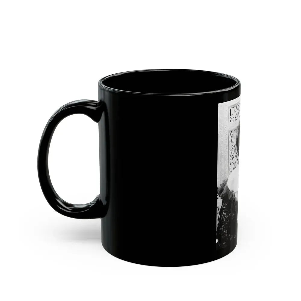 Jane Russell #111 (Vintage Female Icon) Black Coffee Mug - Go Mug Yourself