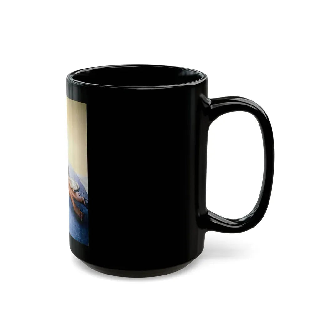Jane Russell #113 (Vintage Female Icon) Black Coffee Mug - Go Mug Yourself