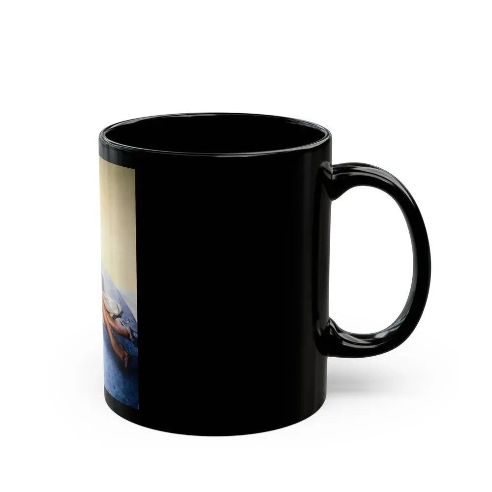 Jane Russell #113 (Vintage Female Icon) Black Coffee Mug - Go Mug Yourself