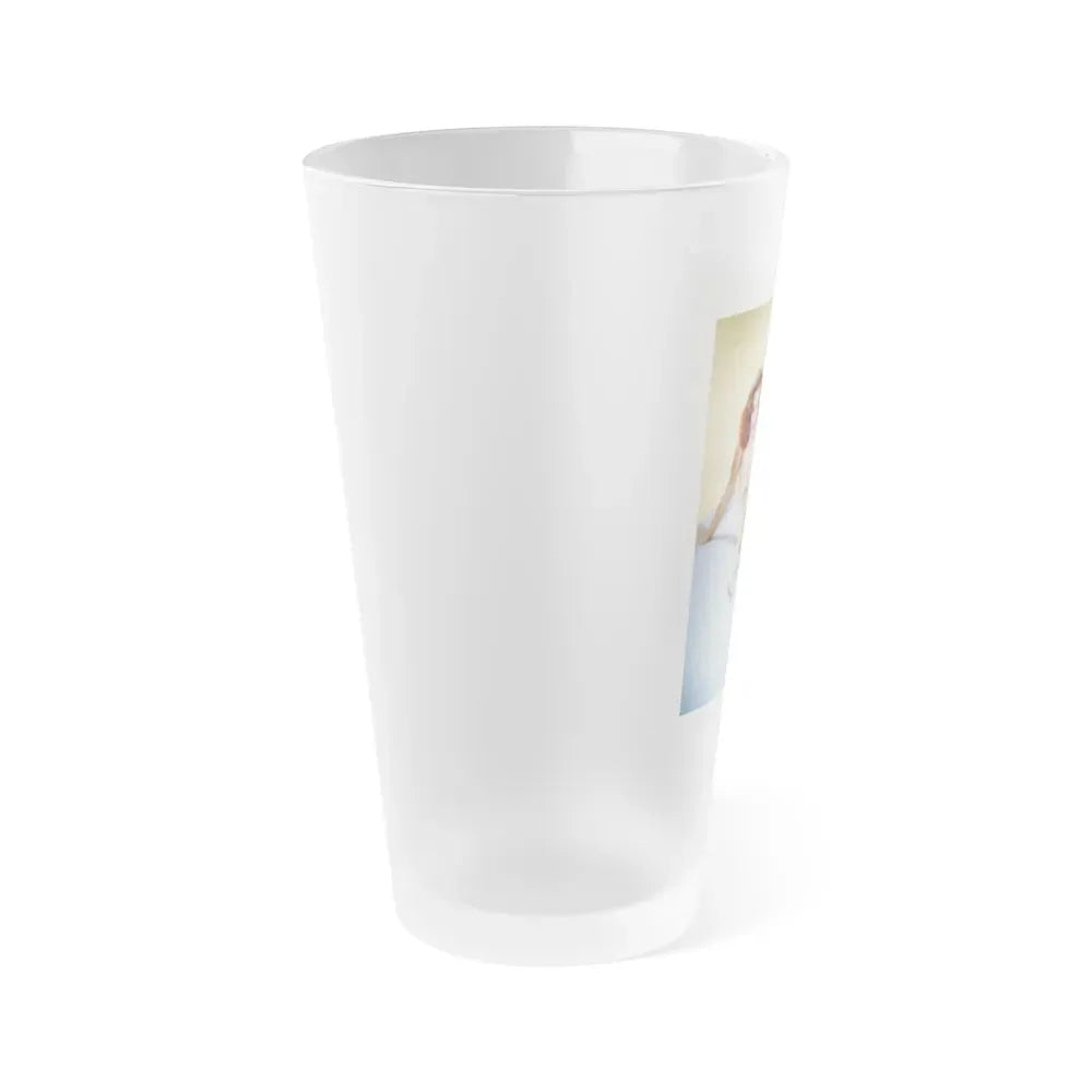 Jane Russell #113 (Vintage Female Icon) Frosted Pint Glass 16oz - Go Mug Yourself