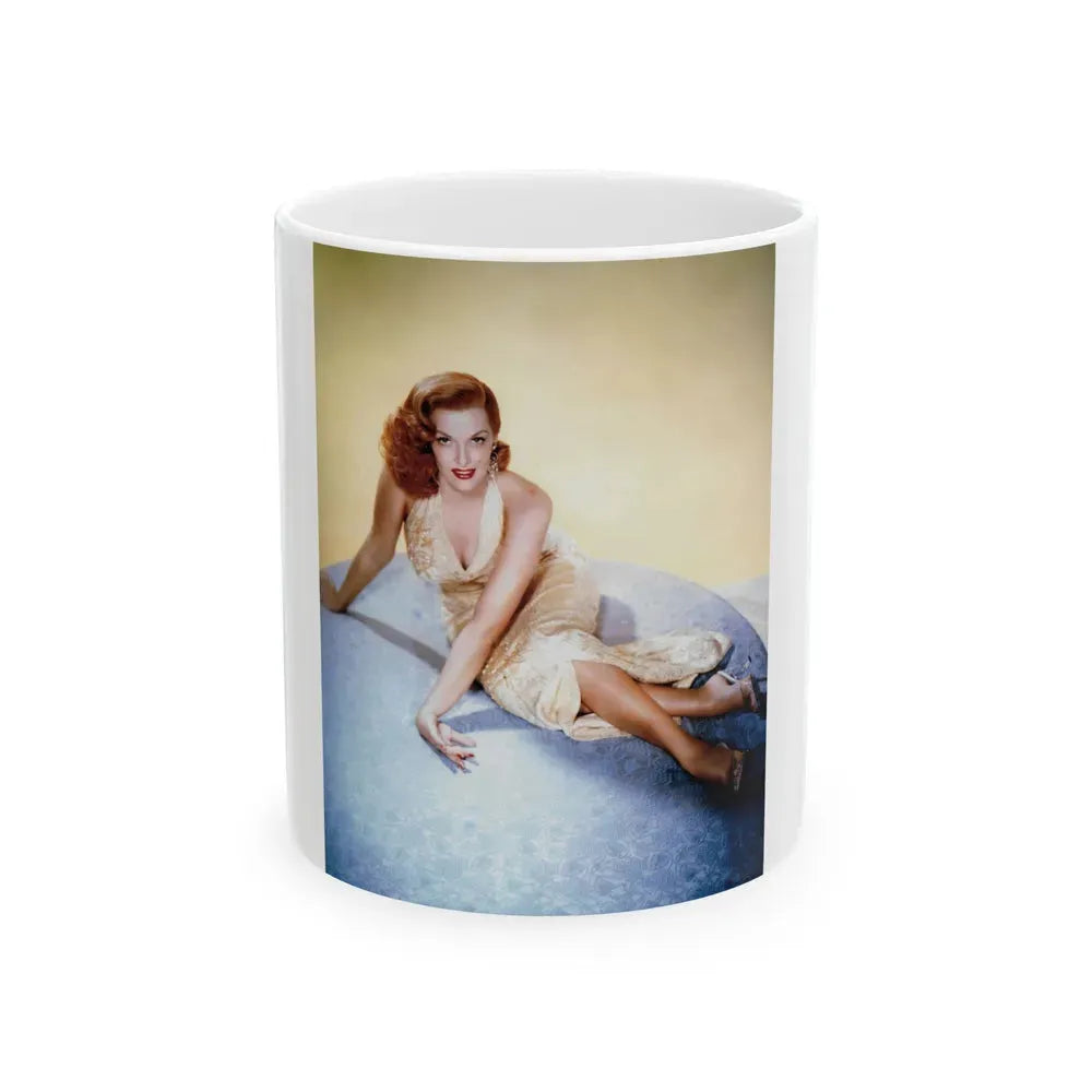 Jane Russell #113 (Vintage Female Icon) White Coffee Mug 11oz - Go Mug Yourself