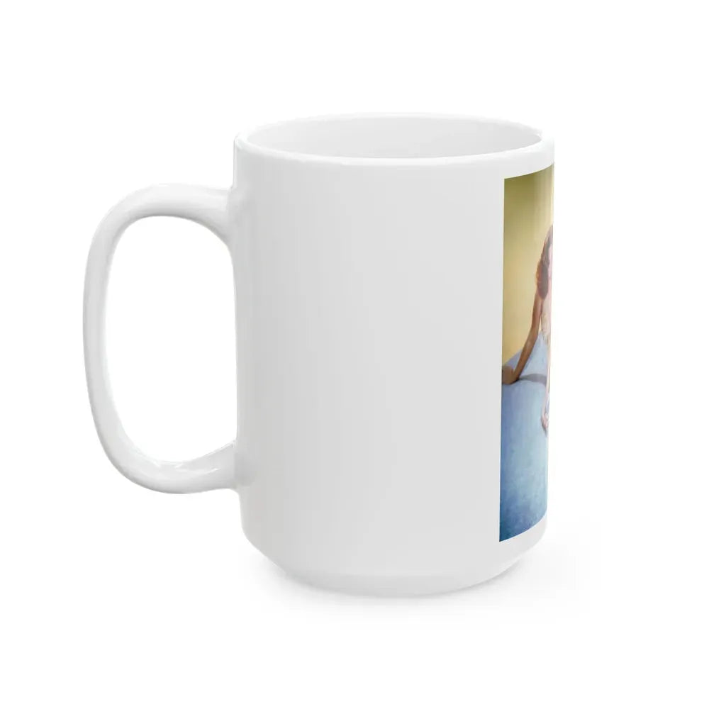 Jane Russell #113 (Vintage Female Icon) White Coffee Mug - Go Mug Yourself