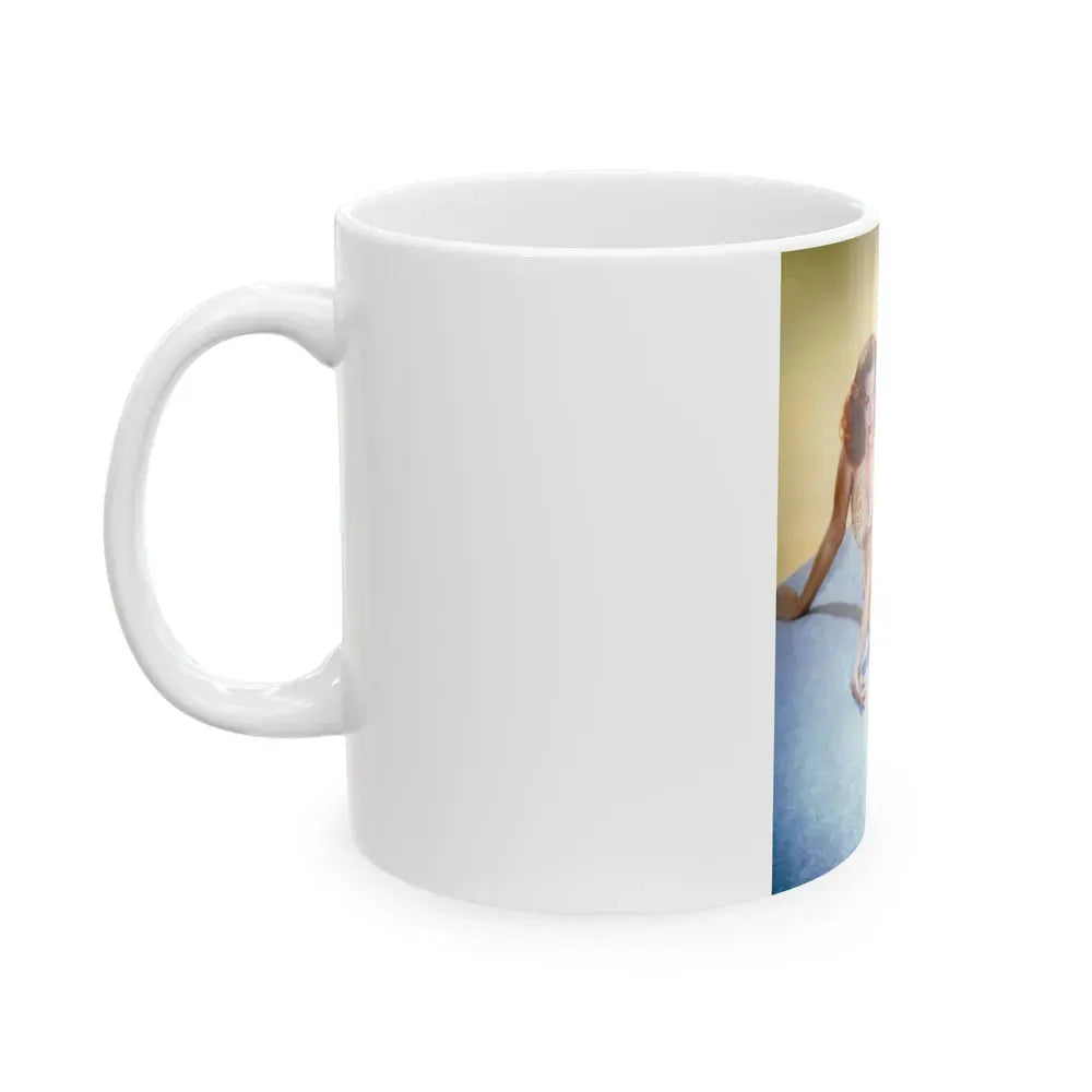 Jane Russell #113 (Vintage Female Icon) White Coffee Mug - Go Mug Yourself