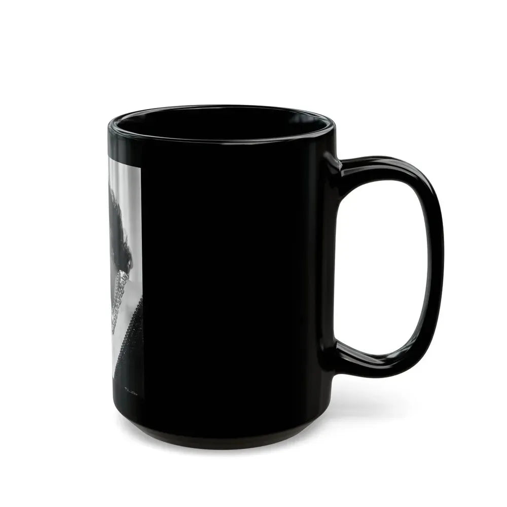 Jane Russell #125 (Vintage Female Icon) Black Coffee Mug - Go Mug Yourself