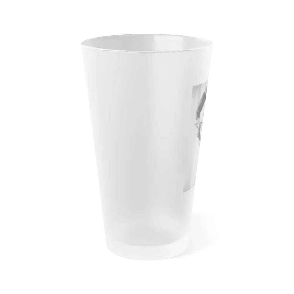 Jane Russell #125 (Vintage Female Icon) Frosted Pint Glass 16oz - Go Mug Yourself