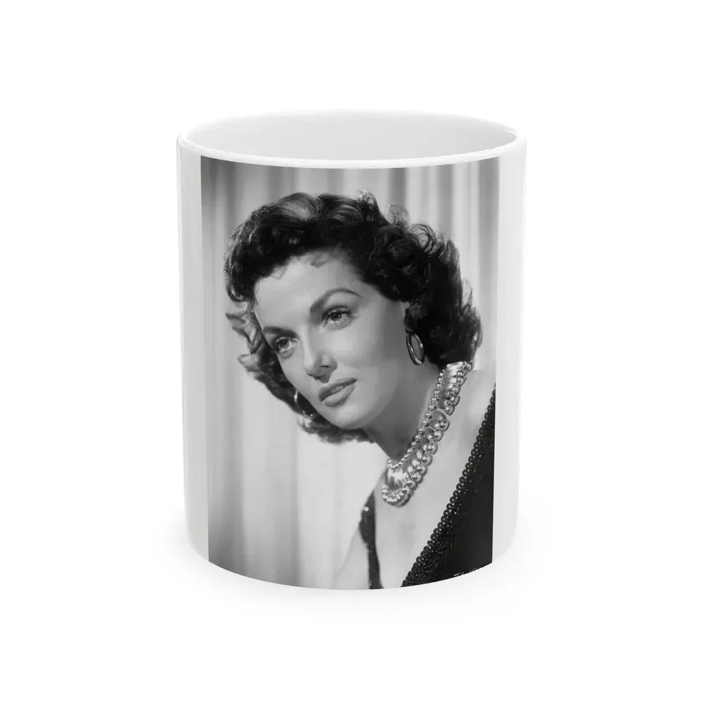 Jane Russell #125 (Vintage Female Icon) White Coffee Mug 11oz - Go Mug Yourself