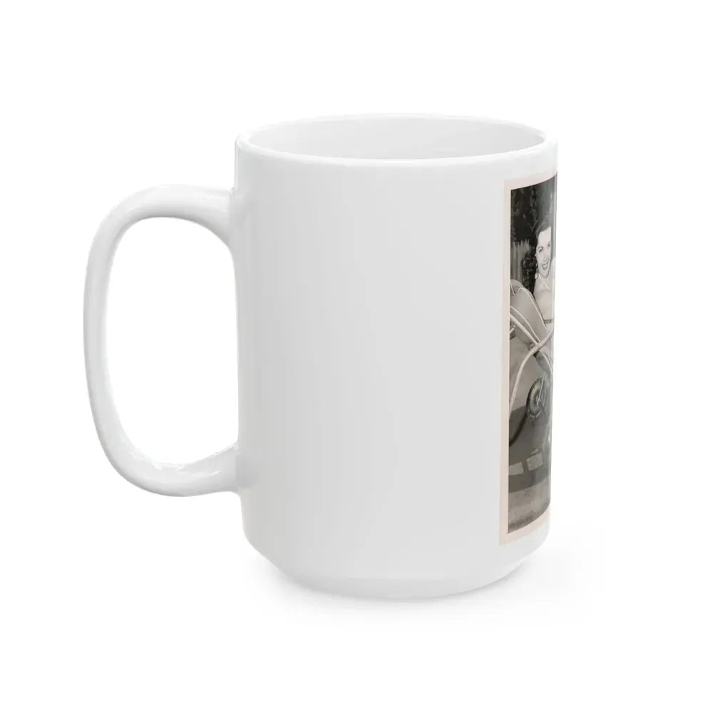 Jane Russell #132 (Vintage Female Icon) White Coffee Mug - Go Mug Yourself