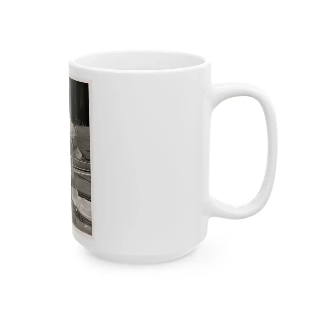 Jane Russell #132 (Vintage Female Icon) White Coffee Mug - Go Mug Yourself