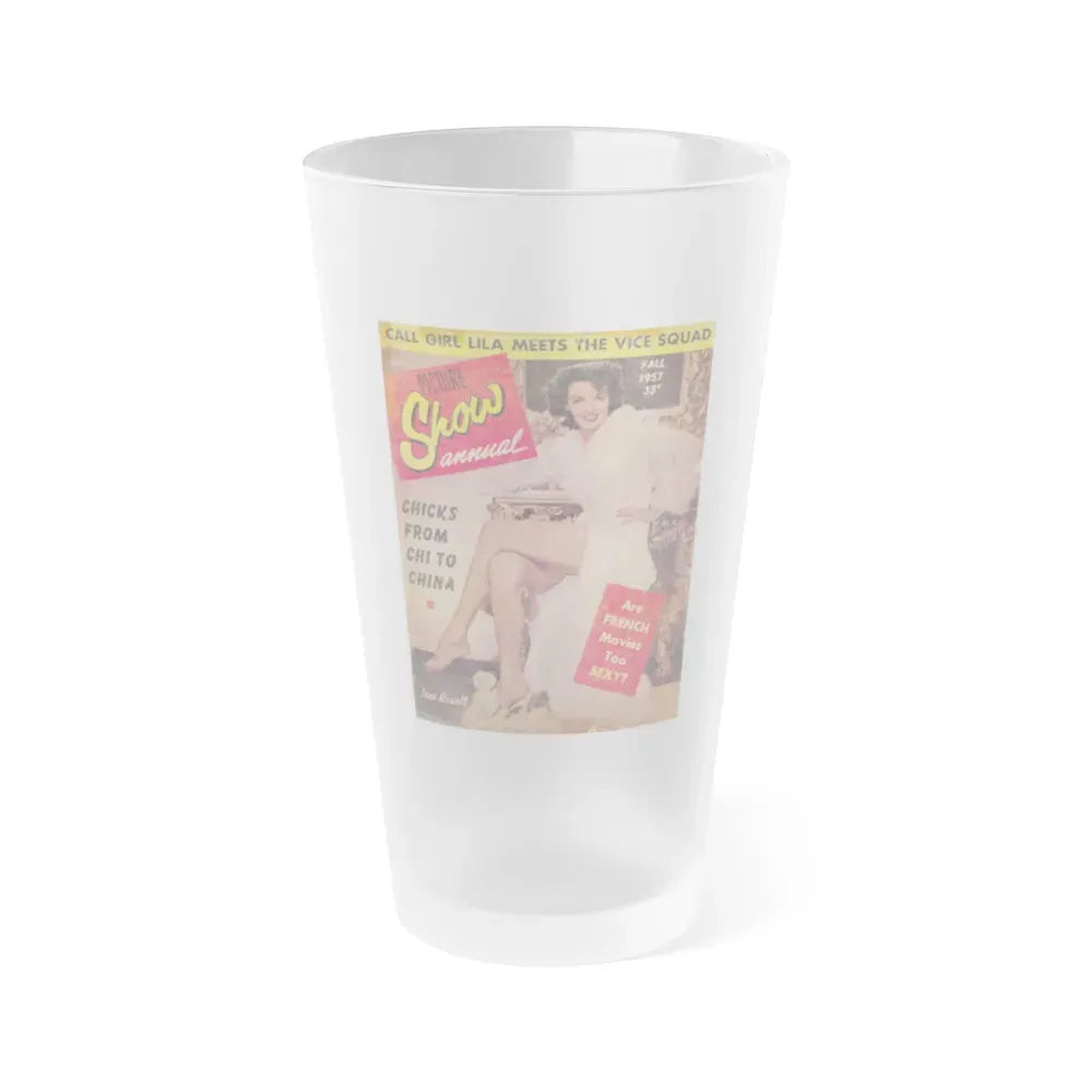Jane Russell #137 - Mag. Cover (Vintage Female Icon) Frosted Pint Glass 16oz 16oz Frosted - Go Mug Yourself